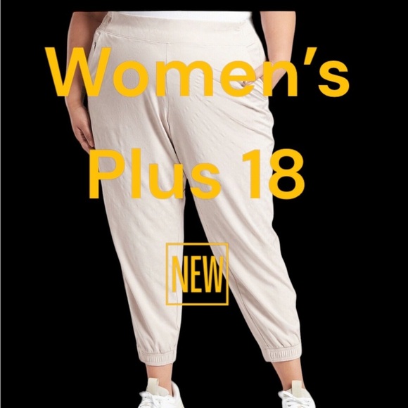 Women’s Athleta 18 Brooklyn Comfortable Joggers Pants Camo Beige Ankle Stretch - Picture 2 of 16